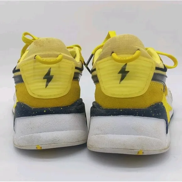 Boys 4.5 Puma Pokémon RS-X Pikachu 389561-01 Yellow Sneakers Shoes 2022 Nintendo