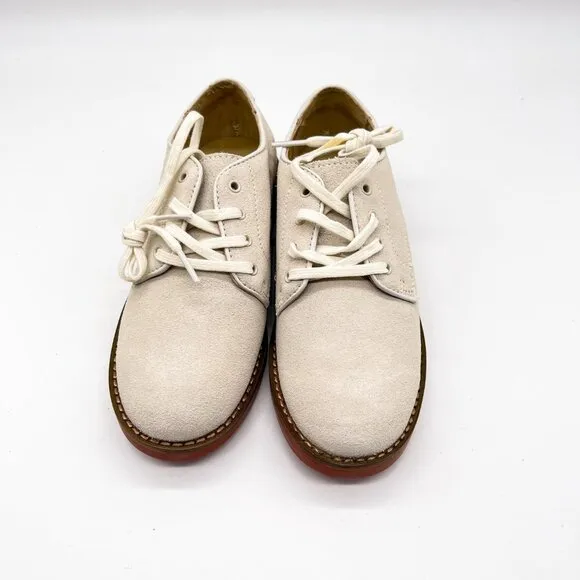 Boys brand new in box Ralph Lauren white buc shoes