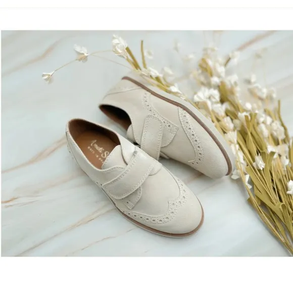 Boys suede dress shoes