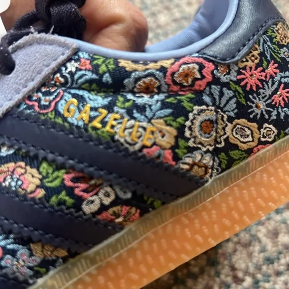 Brand New Adidas Originals Gazelle X Liberty London Shoes Kids Unisex size 13