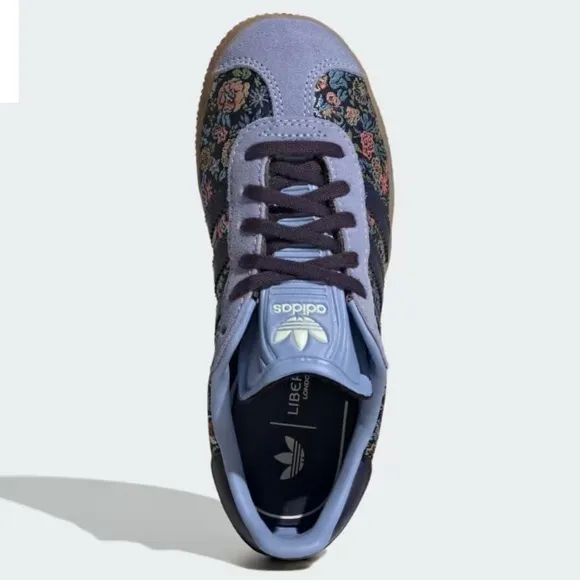 Brand New Adidas Originals Gazelle X Liberty London Shoes Kids Unisex size 13