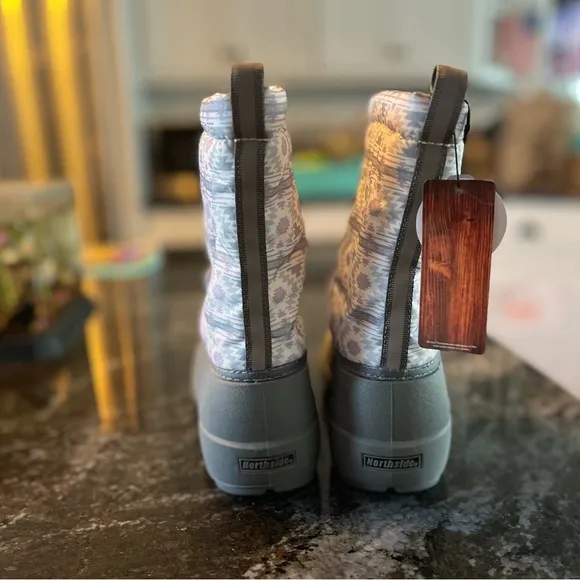 Brand New Kids' Winter Boots - Gray and Purple
