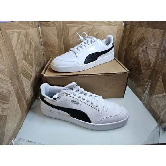 Brand New Puma Men's Classic Fashion Leather White Shoes Size 13.  024
