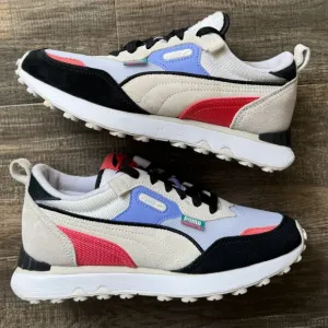 Brand new Puma RS-X Suede Multi Colorful Patterned Sneakers 5.5 7