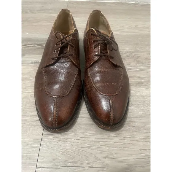 Brook Brothers - Oxford Shoes / Genuine Leather / size 9.5 D / Brown