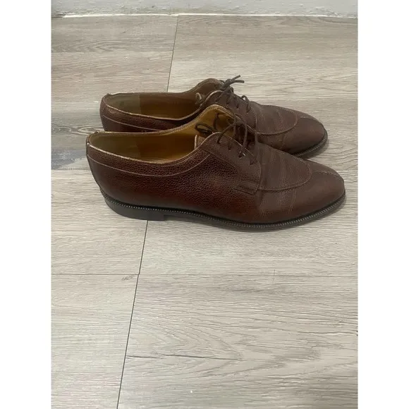 Brook Brothers - Oxford Shoes / Genuine Leather / size 9.5 D / Brown