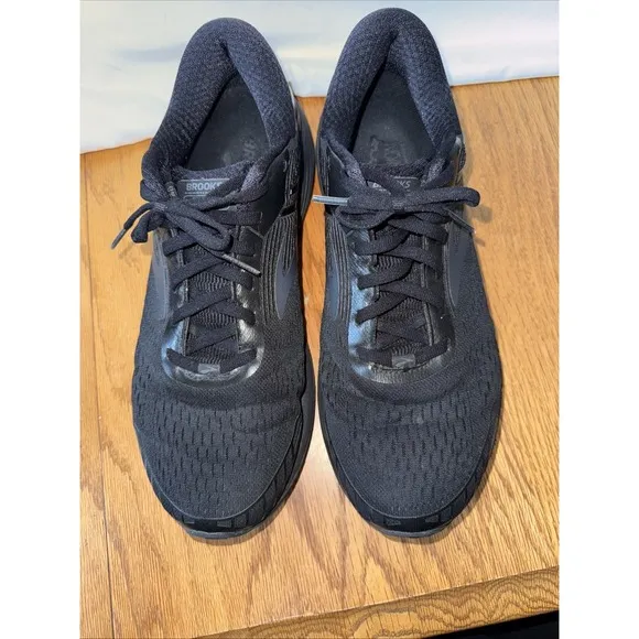Brooks Adrenaline GTS 18 1102711D026 Black Running Shoes Mens Size 12