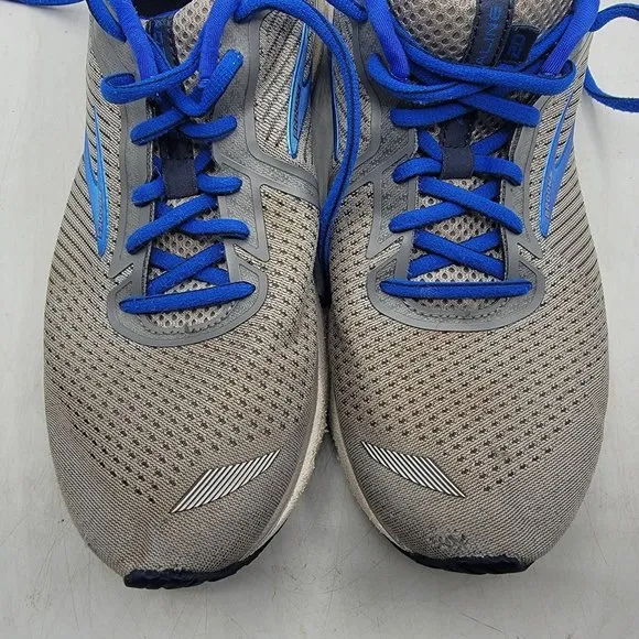 Brooks Adrenaline GTS 20 Mens 10 Gray Blue Athletic Shoes Casual 1103071D051