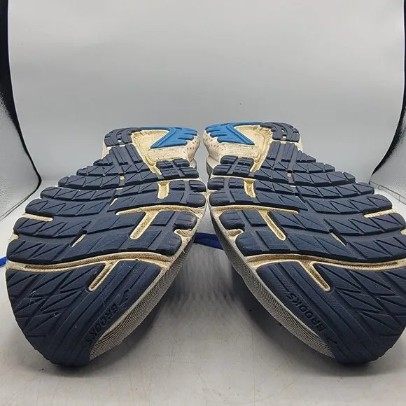 Brooks Adrenaline GTS 20 Mens 10 Gray Blue Athletic Shoes Casual 1103071D051