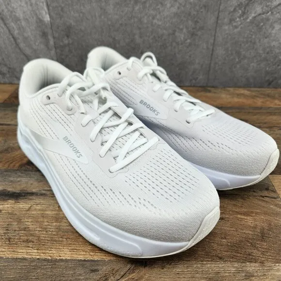 Brooks Ghost Max 2 Size 10 Mens Bright White Casual Walking Running Shoes