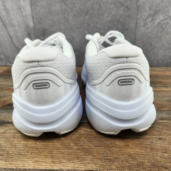 Brooks Ghost Max 2 Size 10 Mens Bright White Casual Walking Running Shoes