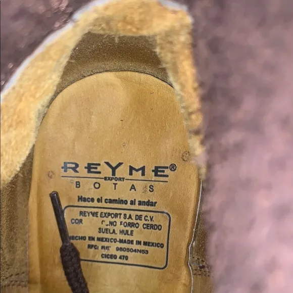 Brown Combat Moto Boots with Suede Finish