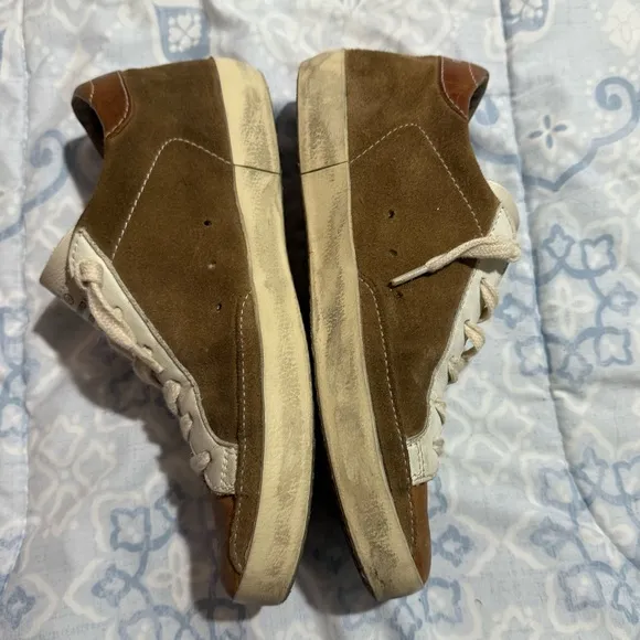 Brown Suede Super Star Sneakers