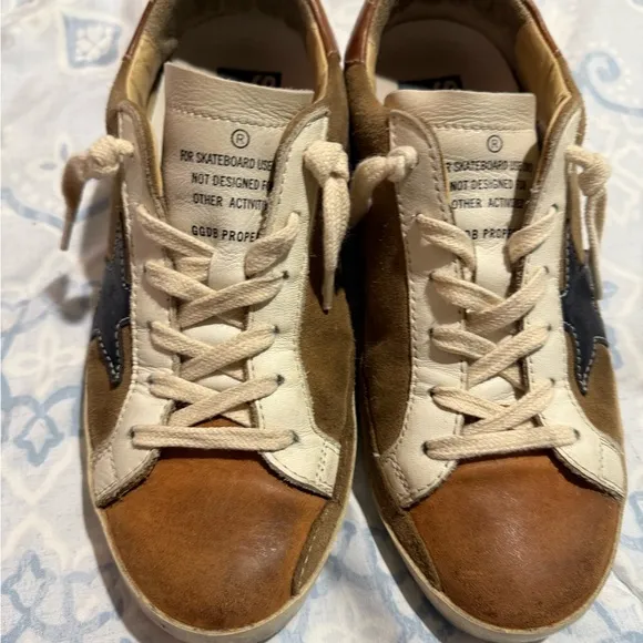 Brown Suede Super Star Sneakers