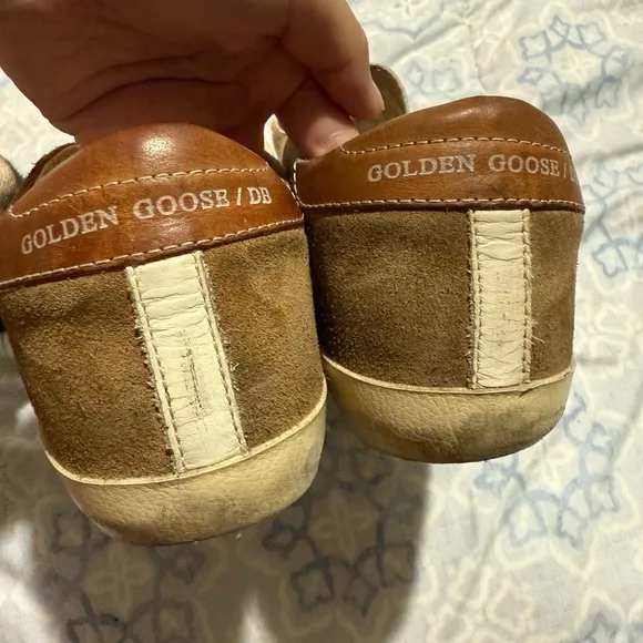 Brown Suede Super Star Sneakers