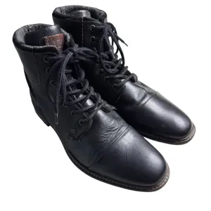 Bull Boxer Men's Rhode Black Suede Leather Moto Biker Chukka Boots Size 11