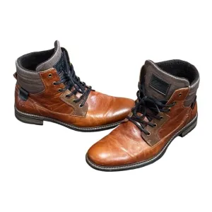 BullHead Trake Cognac leather men’s boots size 11