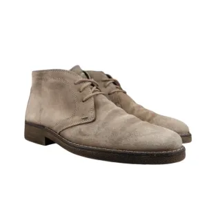 Calibrate Shoes Mens 9 Chukka Boots Leather Classic Lace Up Mid Lifestyle Brown