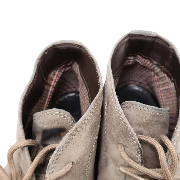Calibrate Shoes Mens 9 Chukka Boots Leather Classic Lace Up Mid Lifestyle Brown
