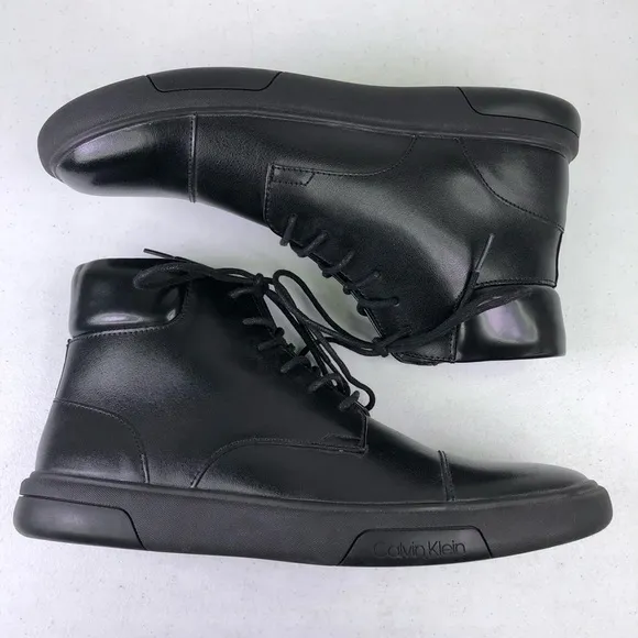 Calvin Klein Glennon High Top Fashion Sneaker Shoes Size 8