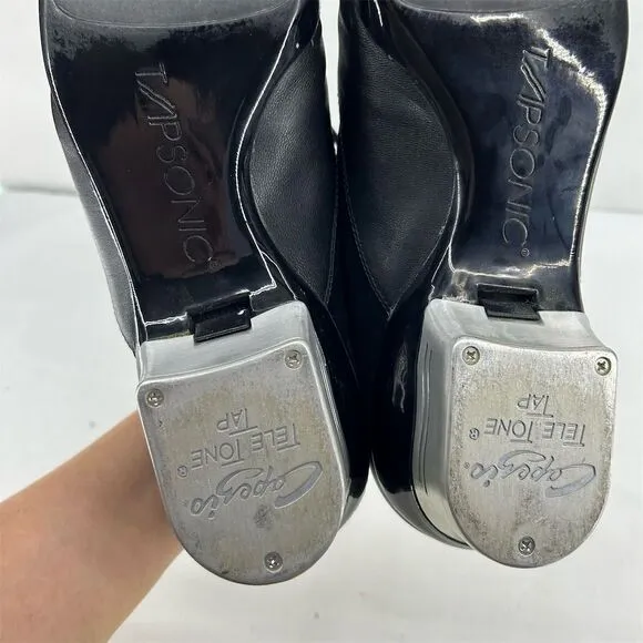 Capezio Black Tapsonic Tap Shoes Men’s Size 13
