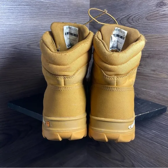 Carhartt waterflex waterproof 6” wheat tan boots