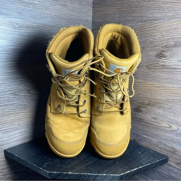 Carhartt waterflex waterproof 6” wheat tan boots