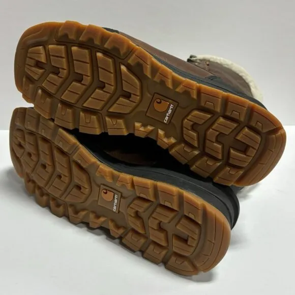 Carhartt Women’s Pellston Waterproof Winter Boots Brown, Size 10 M