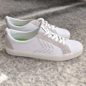Cariuma Men’s CATIBA Low Off White Leather &amp; Ice Suede Sneaker