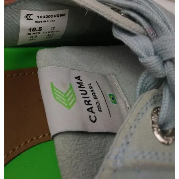 Cariuma Sneakers Men's Size 10.5 Light Blue Suede