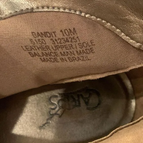 Carlos by Carlos Santana Gray Western Booty Womens Size 10