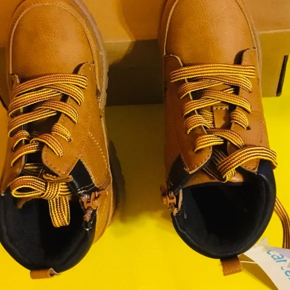 Carter brown leather boots