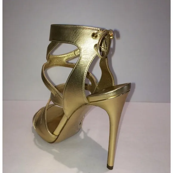Casadei New Strappy Cage Leather Sandal