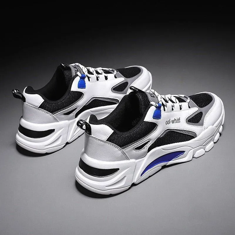 Casual Shoes Sneakers Lightweight for Men Breathable Male Footwear Lace Up Walking Shoe Sport