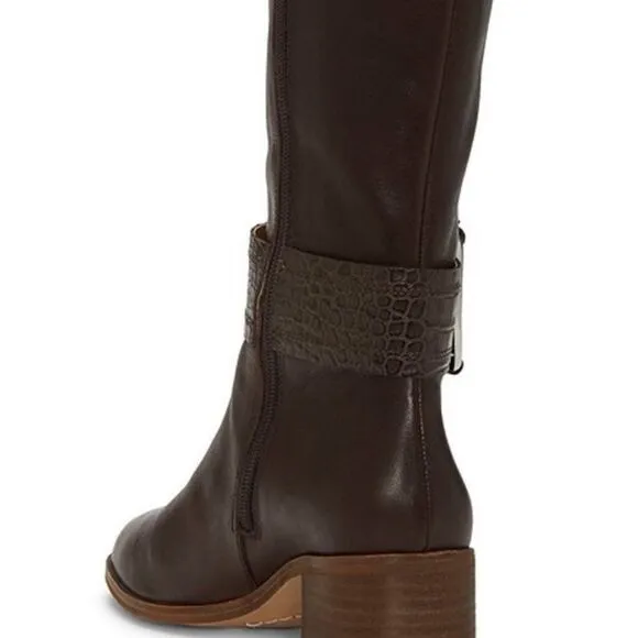 CC Corso Como Liesbeth Leather Stovepipe Boots