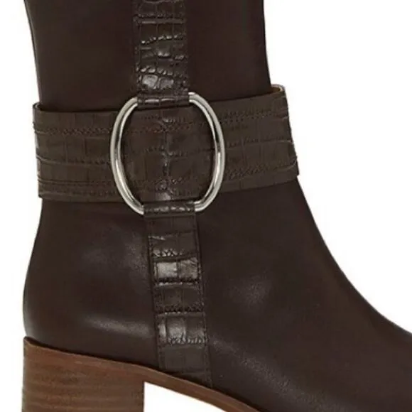 CC Corso Como Liesbeth Leather Stovepipe Boots