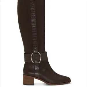 CC Corso Como Liesbeth Leather Stovepipe Boots