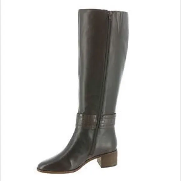 CC Corso Como Liesbeth Leather Stovepipe Boots