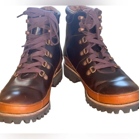 Chaco Fields Women's Waterproof Leather Ankle Boots Dark Brown Sz 9.5 GUC