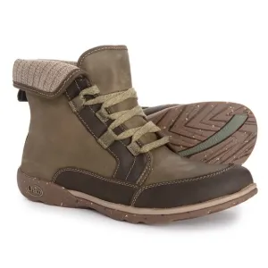 Chaco Ivy Brown/ Gray Barbary Ankle Leather Boots Size 7.5