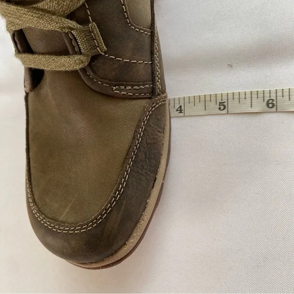 Chaco Ivy Brown/ Gray Barbary Ankle Leather Boots Size 7.5