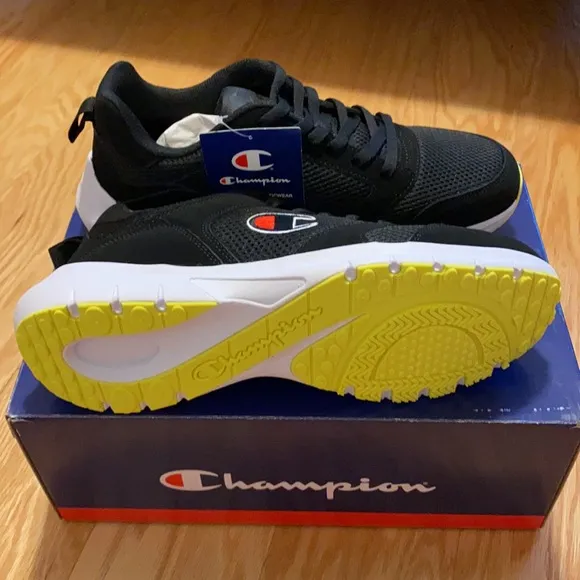 Champion® Vigor Men's Sneakers-Size:10, Black