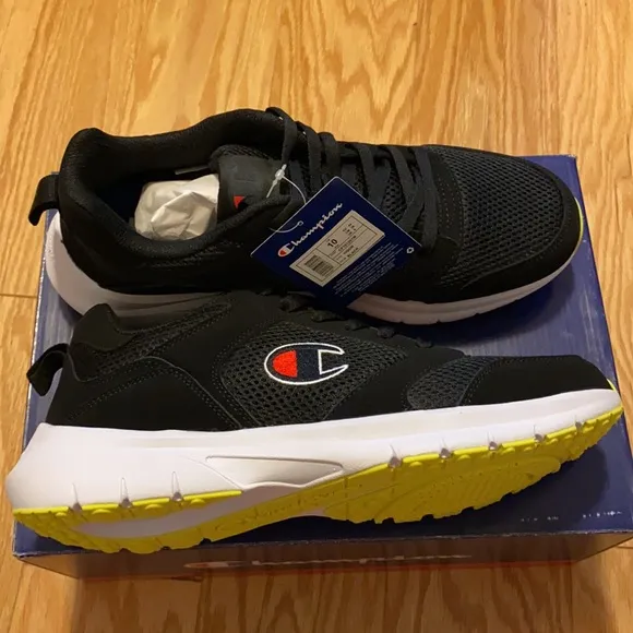 Champion® Vigor Men's Sneakers-Size:10, Black