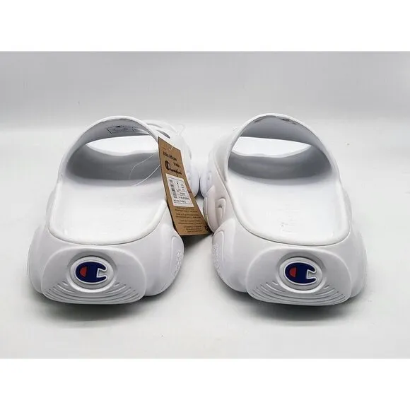 Champion Youth Meloso Squish White Slides Shoes Size 7Y