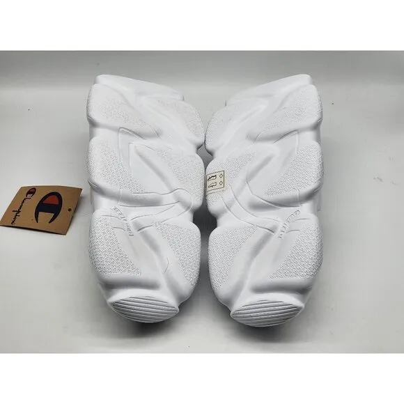 Champion Youth Meloso Squish White Slides Shoes Size 7Y