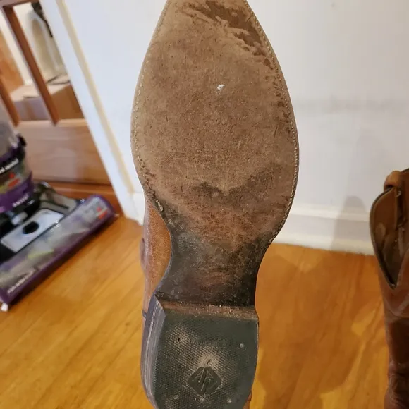 Chestnut brown cowboy boots