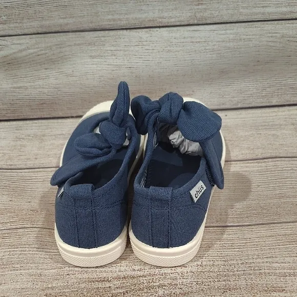 chic Navy Blue Kids Shoes