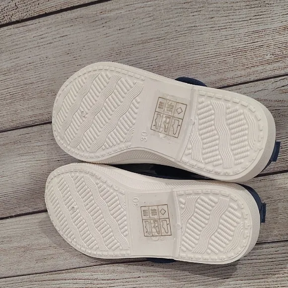 chic Navy Blue Kids Shoes