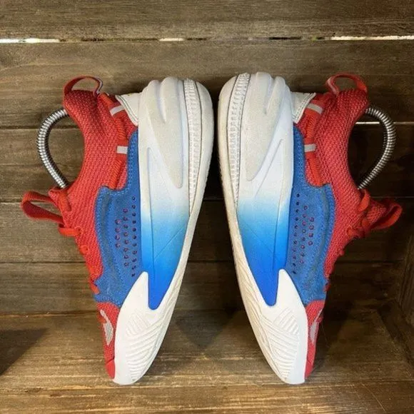 Childrens Kids Puma RS Dreamer Red Super Mario Bros‎ Shoes Sneakers Size 5 Y GUC