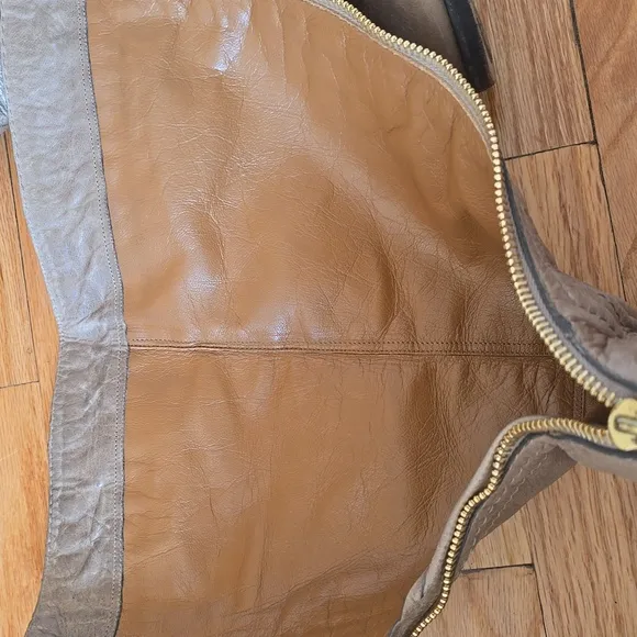 Chloe Gray Leather Knee-High Boots